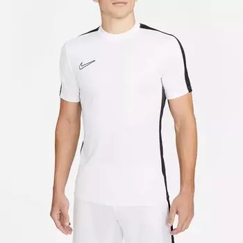 Мужская футбольная футболка с короткими рукавами Nike Dri-FIT Academy, белый