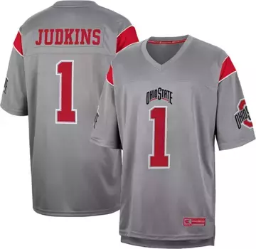 Мужская футбольная майка Colosseum штата Огайо Баккейз Куиншон Джадкинс №1