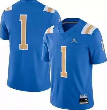 Мужская футбольная майка Jordan UCLA Bruins #1 True Blue Dri-FIT Game