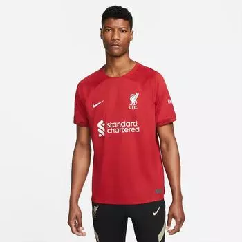 Мужская футбольная майка Nike Liverpool FC 2022-23 Stadium Home Dri-FIT, красный