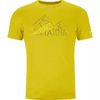 Мужская футболка 185 Merino Protact Ortovox, зеленый