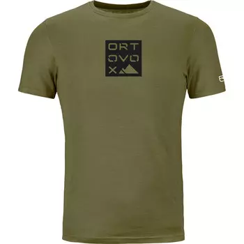 Мужская футболка 185 Merino Square Ortovox, зеленый