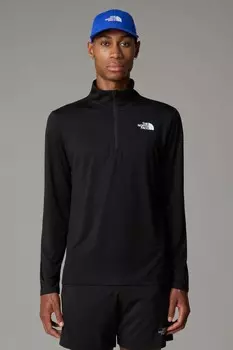 Мужская футболка 24/7 с длинным рукавом 1/4 The North Face, черный
