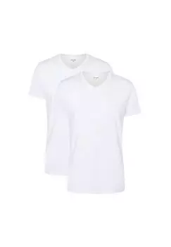 Мужская футболка, 2 шт. - Comfort BCI Cotton, V-образный вырез, хлопок camano