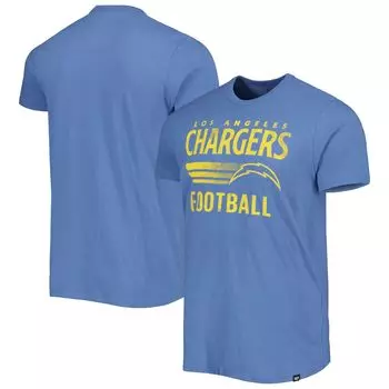 Мужская футболка '47 Powder Blue Los Angeles Chargers Wordmark Rider Franklin