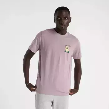 Мужская футболка 550 New Balance, темно-бледно-розовый