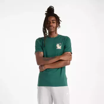 Мужская футболка 550 New Balance, темно-зеленый