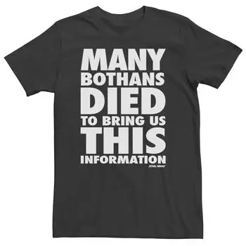 Мужская футболка A New Hope Ep4 Poor Bothans Licensed Character