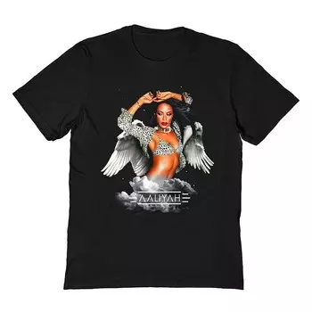 Мужская футболка Aaliyah Licensed Character, черный