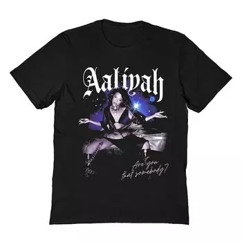 Мужская футболка Aaliyah Licensed Character, черный