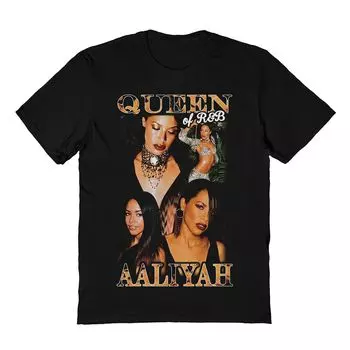 Мужская футболка Aaliyah Queen of RB Licensed Character