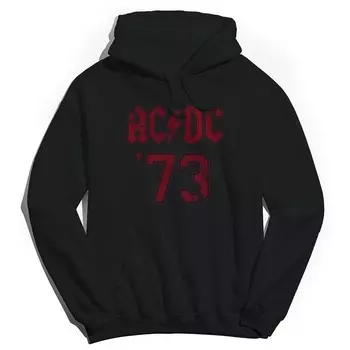 Мужская футболка ACDC 73 с длинным рукавом Licensed Character, черный