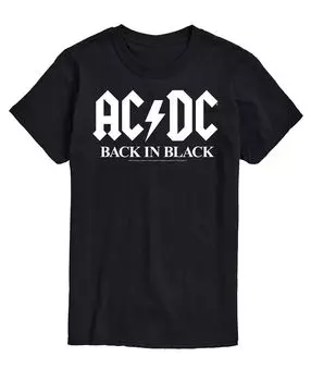 Мужская футболка acdc back in black AIRWAVES, черный