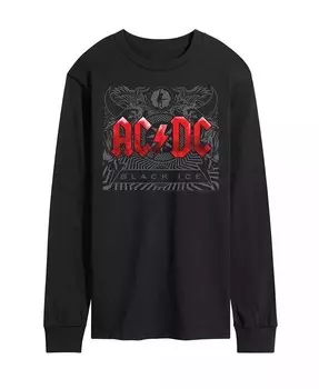 Мужская футболка ACDC Black Ice с длинным рукавом AIRWAVES, черный