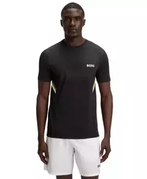 Мужская футболка Active Moisture Management Slim-Fit Hugo Boss, черный