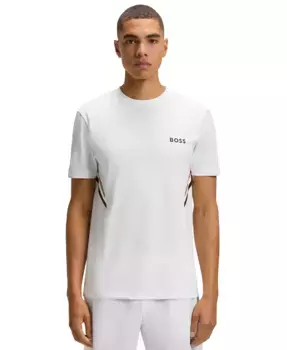 Мужская футболка Active Moisture Management Slim-Fit Hugo Boss, белый