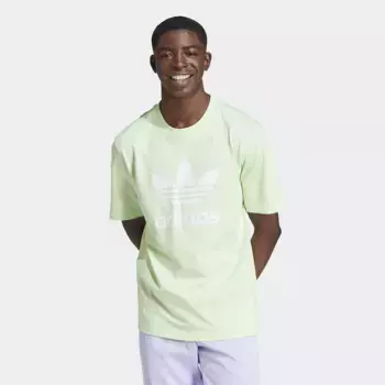 Мужская футболка Adicolor Trefoil Adidas Originals, зеленый