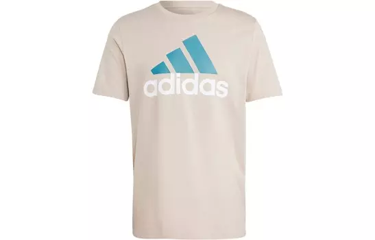 Мужская футболка Adidas, бежевый