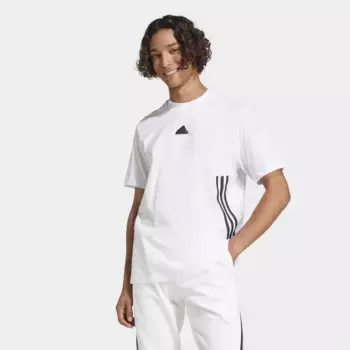 Мужская футболка Adidas Future Icons 3 полоски, белый