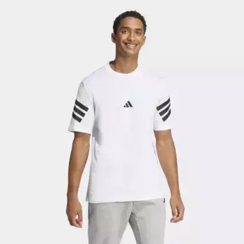 Мужская футболка Adidas Future Icons 3 полоски, белый
