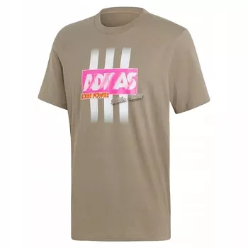 Мужская футболка adidas Originals 1935, темно-бежевый/принт