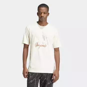 Мужская футболка adidas Originals, бежевый