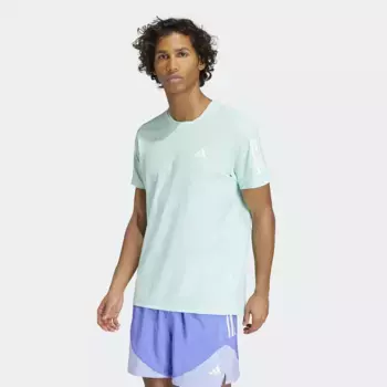 Мужская футболка Adidas Own the Run, бирюзовый