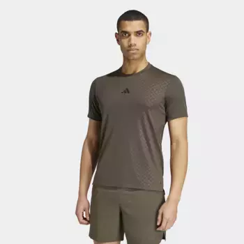 Мужская футболка Adidas Power Workout, цвет Kaki