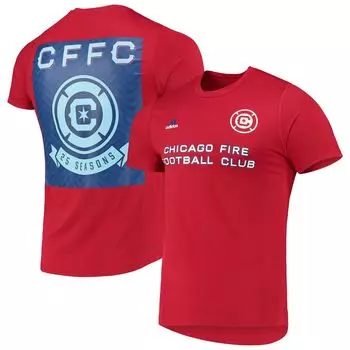 Мужская футболка adidas Red Chicago Fire Jersey с крючками AEROREADY