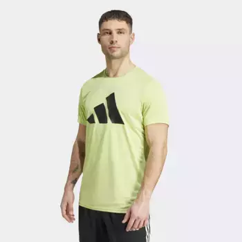 Мужская футболка adidas Run It, зеленый