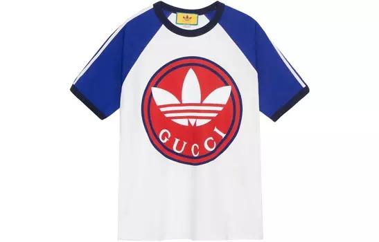 Мужская футболка Adidas X цвета слоновой кости Gucci, белый