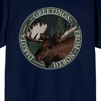 Мужская футболка Adventure North Dakota Vacation Licensed Character