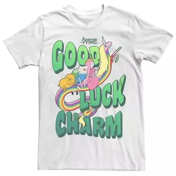 Мужская футболка Adventure Time Lady Rainicorn с подвеской на удачу Licensed Character