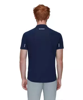 Мужская футболка Aenergy fl на молнии на половину длины Mammut, синий