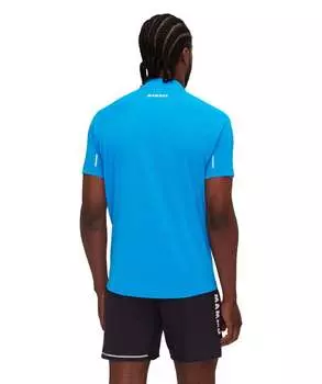 Мужская футболка Aenergy fl на молнии на половину длины Mammut, синий