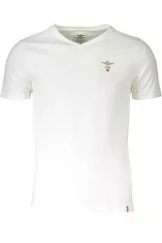 Мужская футболка Aeronautica Militare с логотипом, белый