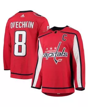 Мужская футболка Adidas Alexander Ovechkin Washington Capitals Home Size 56/60, красный