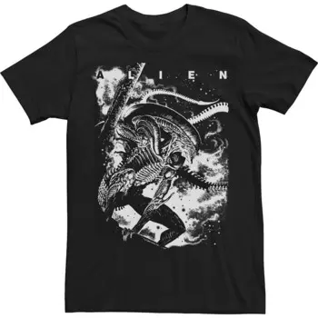 Мужская футболка Alien Dark Portrait Licensed Character, черный