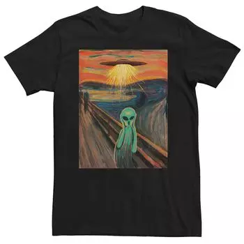 Мужская футболка Alien Scream Paint Licensed Character