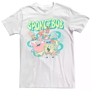 Мужская футболка All Friends с Губкой Бобом Квадратные Штаны Licensed Character