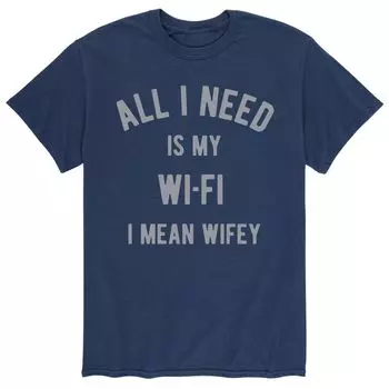 Мужская футболка All I Need Wifey Licensed Character