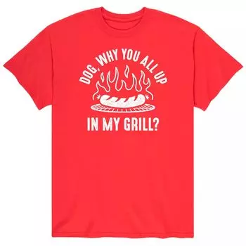 Мужская футболка All Up In Grill Licensed Character