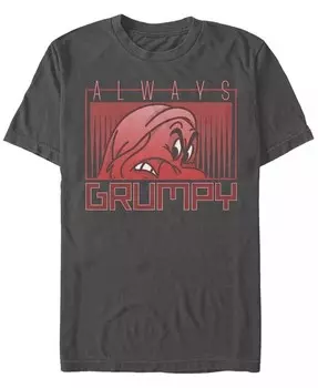 Мужская футболка Always Grumpy с коротким рукавом и круглым вырезом Fifth Sun, серый
