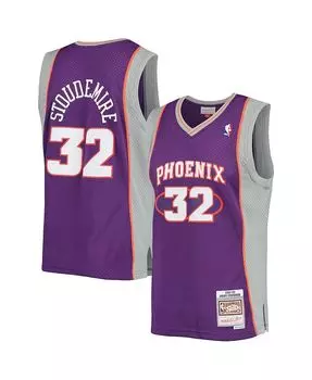 Мужская футболка Amar'E Stoudemire Purple Phoenix Suns 2002-2003 гг. из аутентичной классики лиственных пород Swingman Джерси Mitchell & Ness, фиолетовый