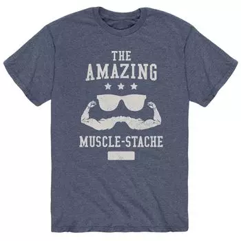 Мужская футболка Amazing Muscles Stache Licensed Character