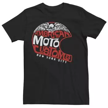 Мужская футболка American Moto Customs Eagle Silhouette Fill Licensed Character