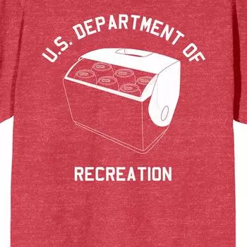 Мужская футболка Americana Департамента отдыха США Licensed Character