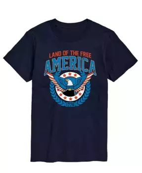 Мужская футболка Americana Land of The Free с коротким рукавом AIRWAVES, синий