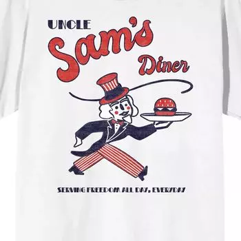Мужская футболка Americana Uncle Sam's Diner Licensed Character