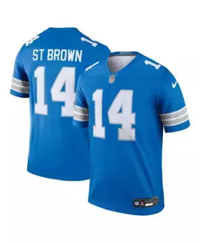 Мужская футболка Amon-Ra St. Detroit Lions Legend Jersey Nike, синий